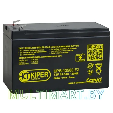 Аккумулятор для ИБП Kiper UPS 12580 F2 (12В/10.5 А·ч)